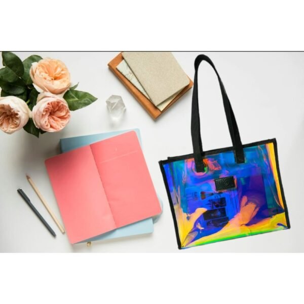 PROUDME Large Rainbow Tote Bag